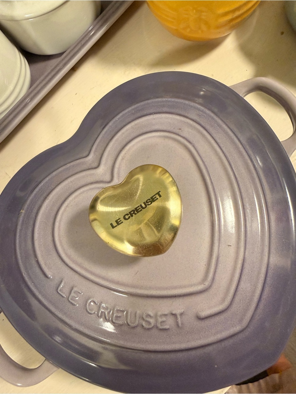 Le Creuset Shallow Heart Coccotte - Provence